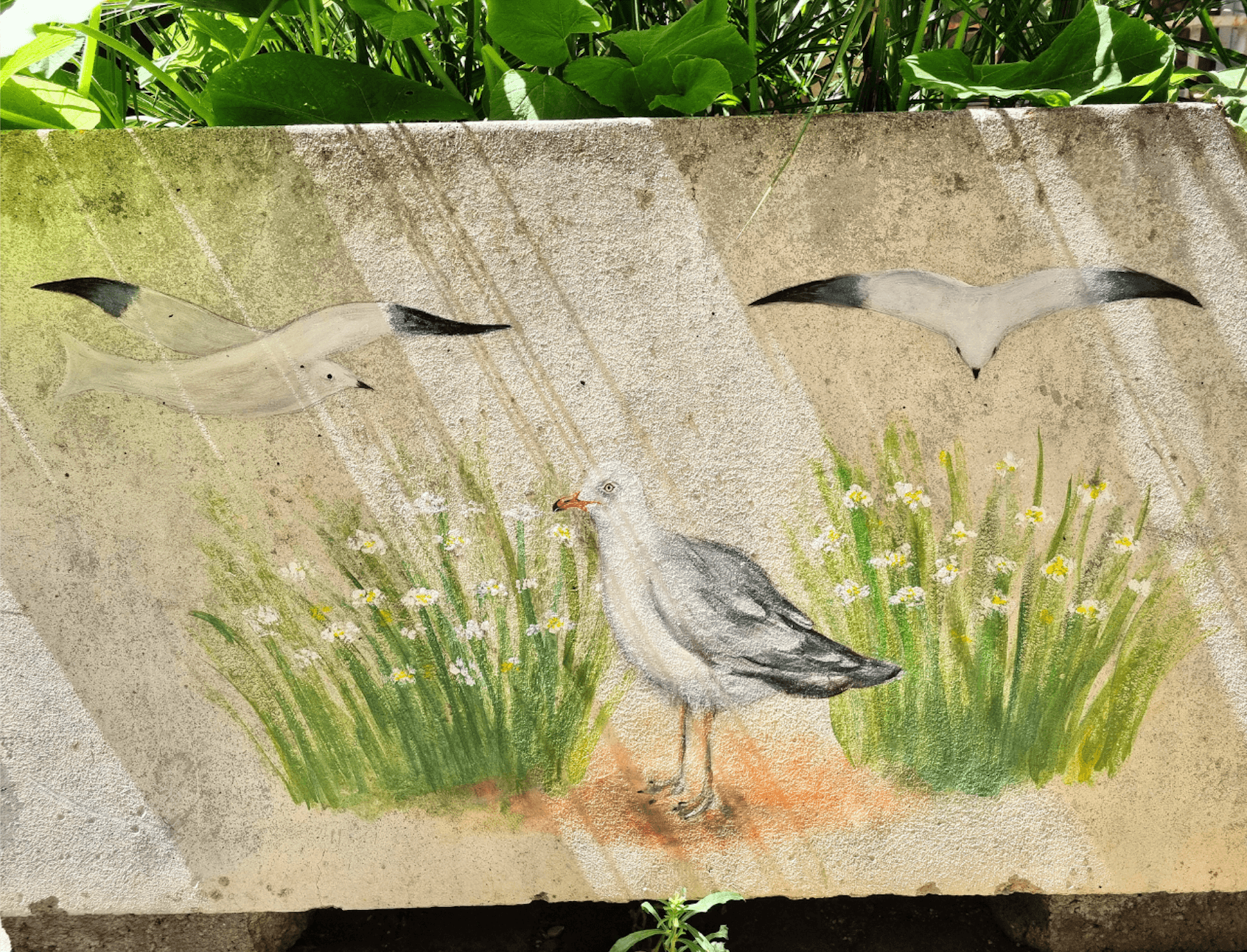 Peinture murale: devanture de boutique